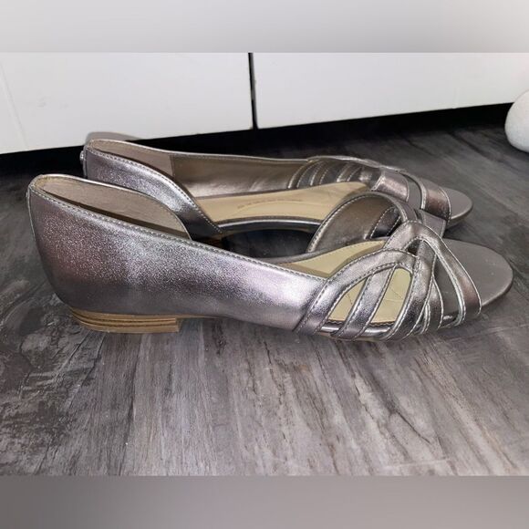 Sam Edelman circus flats, sandal metallic silver - Picture 1 of 6